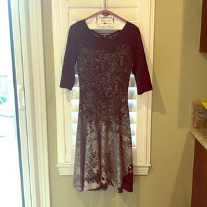 NIC+ZOE three-quarter-sleeves sweater dress